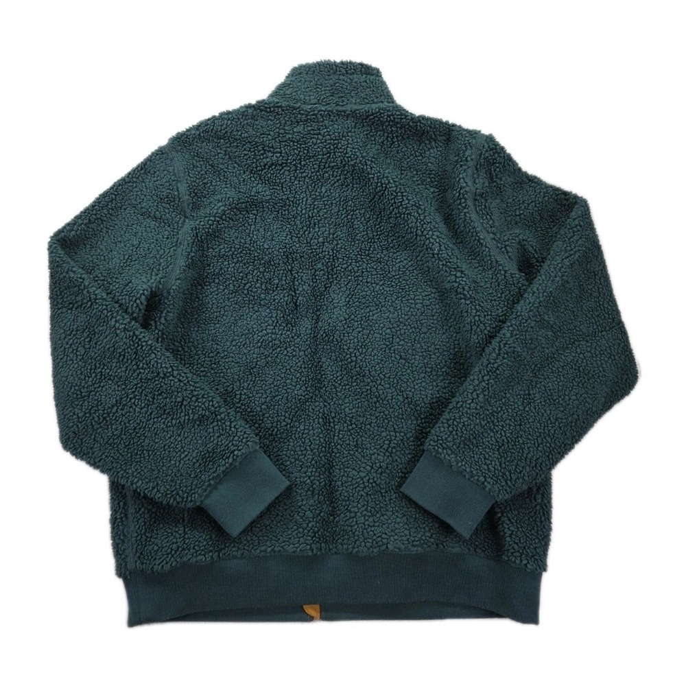 LL Bean Sherpa Fleece Jacket‎ Mens XL High Pile Green - Picture 2 of 7